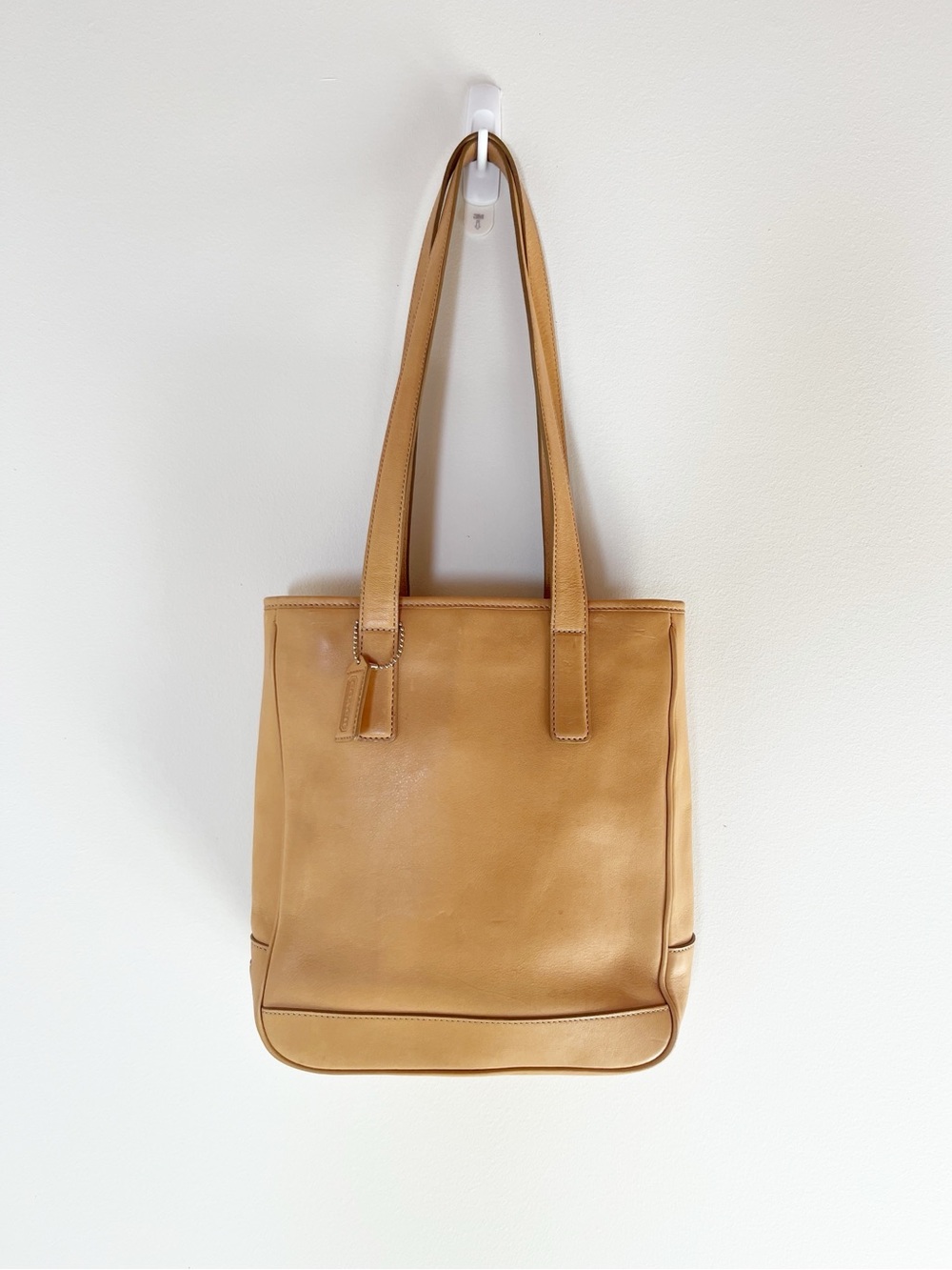Coach Hamptons Leather Lunch Tote Tan 7776 Vintage